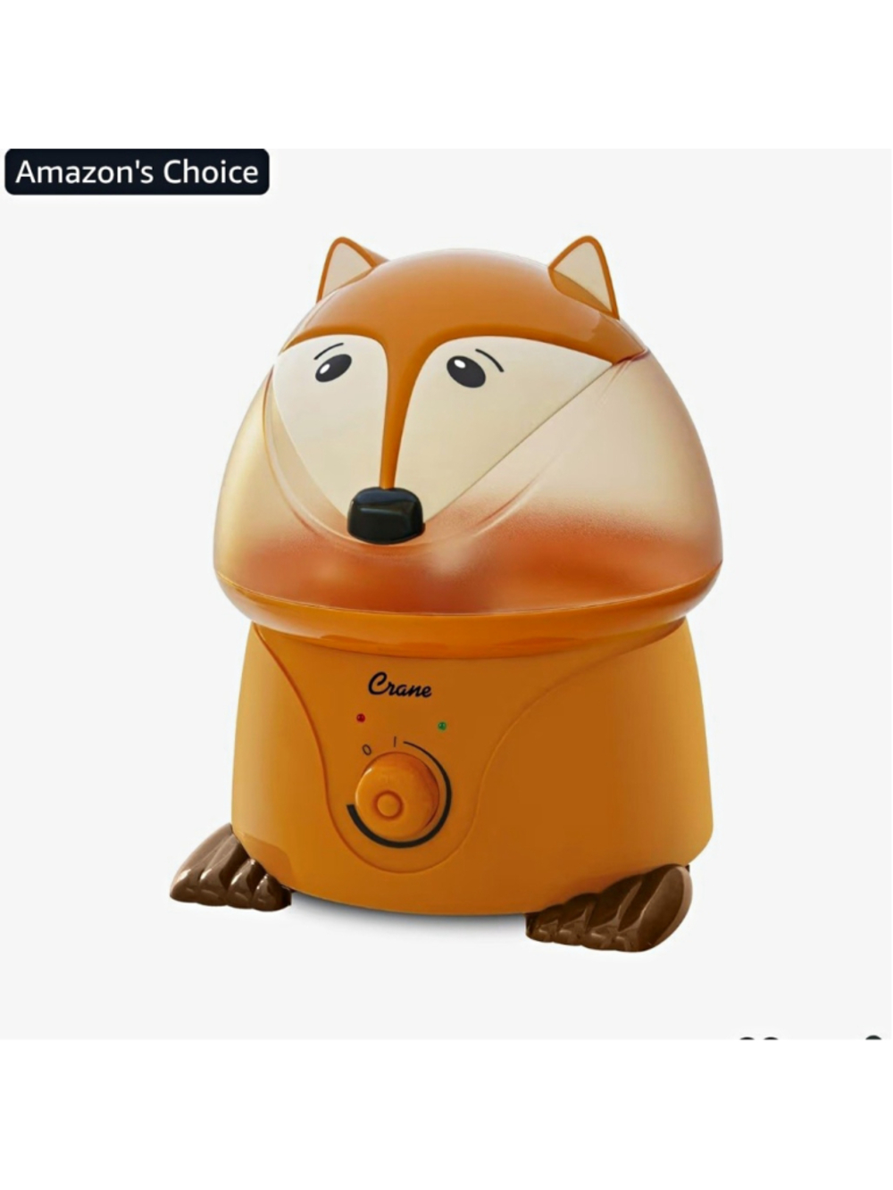 Crane 1 Gallon Fox Cool Mist Humidifier – Open Box / As-Is